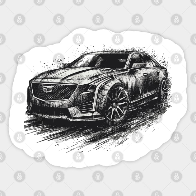 Cadillac CT6 Sticker by Vehicles-Art